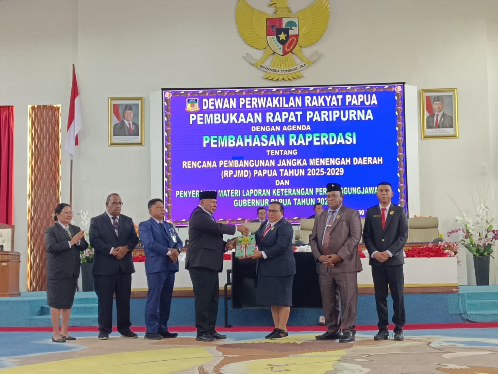 DPR Papua Gelar Rapat Paripurna Bahas Raperdasi RPJMD 2025–2029
