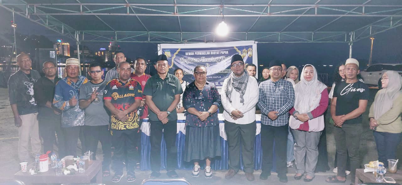 Hearing Dialog dan Bukber, Herlin Monim Berbagi Kasih kepada Jurnalis dan Staf Sekretariat DPR Papua