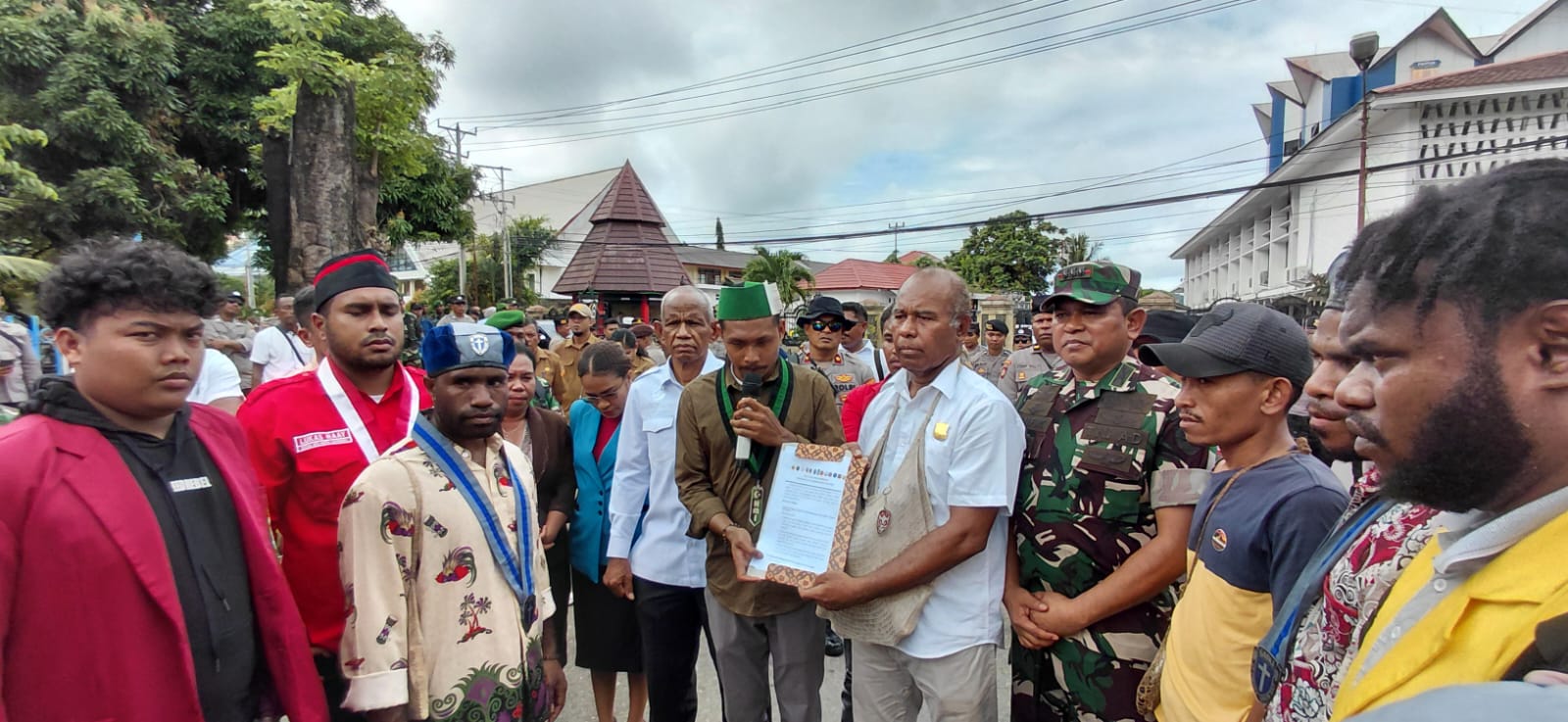 Tolak PSN, Investasi dan Militerisasi, BEM-Cipayung se-Kota Jayapura Sampaikan Poin Tuntutan ke DPR Papua