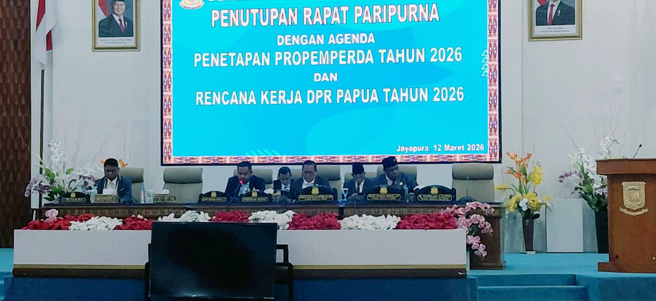 DPR Papua Tetapkan 22 Raperda Masuk Propemperda 2026