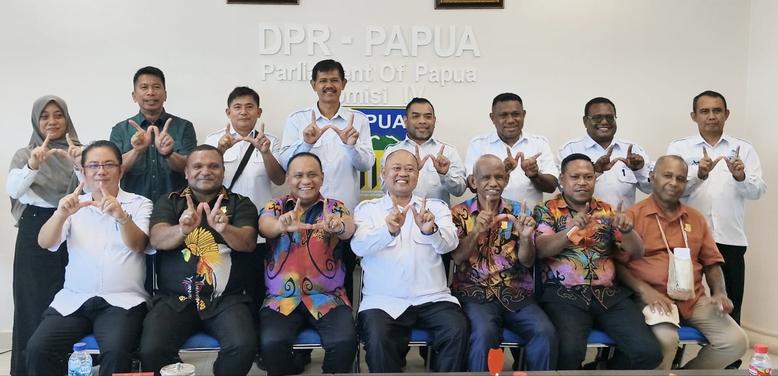 Komisi IV DPR Papua Bersama PT AMJ Robongholo Nanwani Bahas Kelanjutkan Proyek SPAM Siborgonyi 
