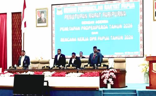 Pemprov dan DPR Papua Sepakati 22 Raperda untuk Dibahas Tahun 2026